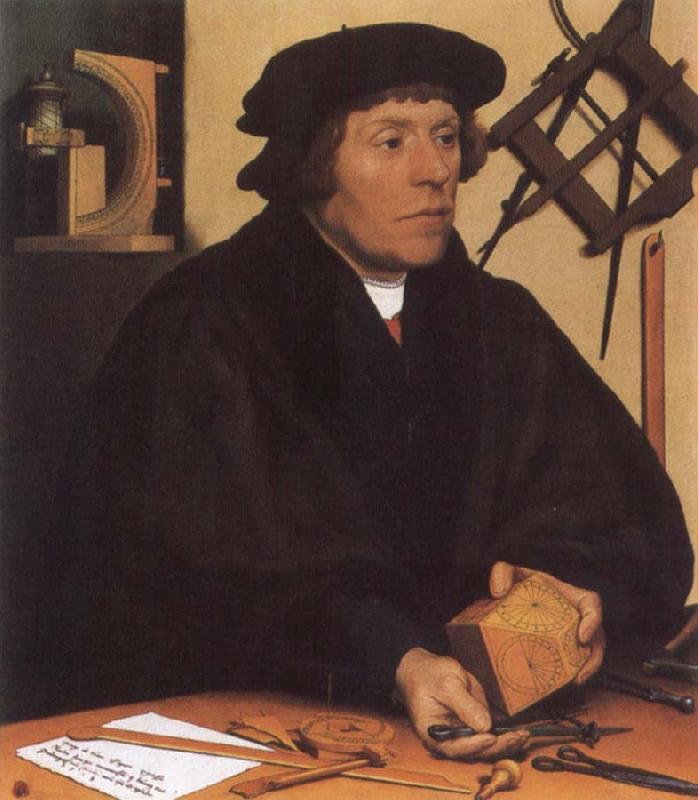 HOLBEIN, Hans the Younger Portrait of Nikolaus Kratzer,Astronomer